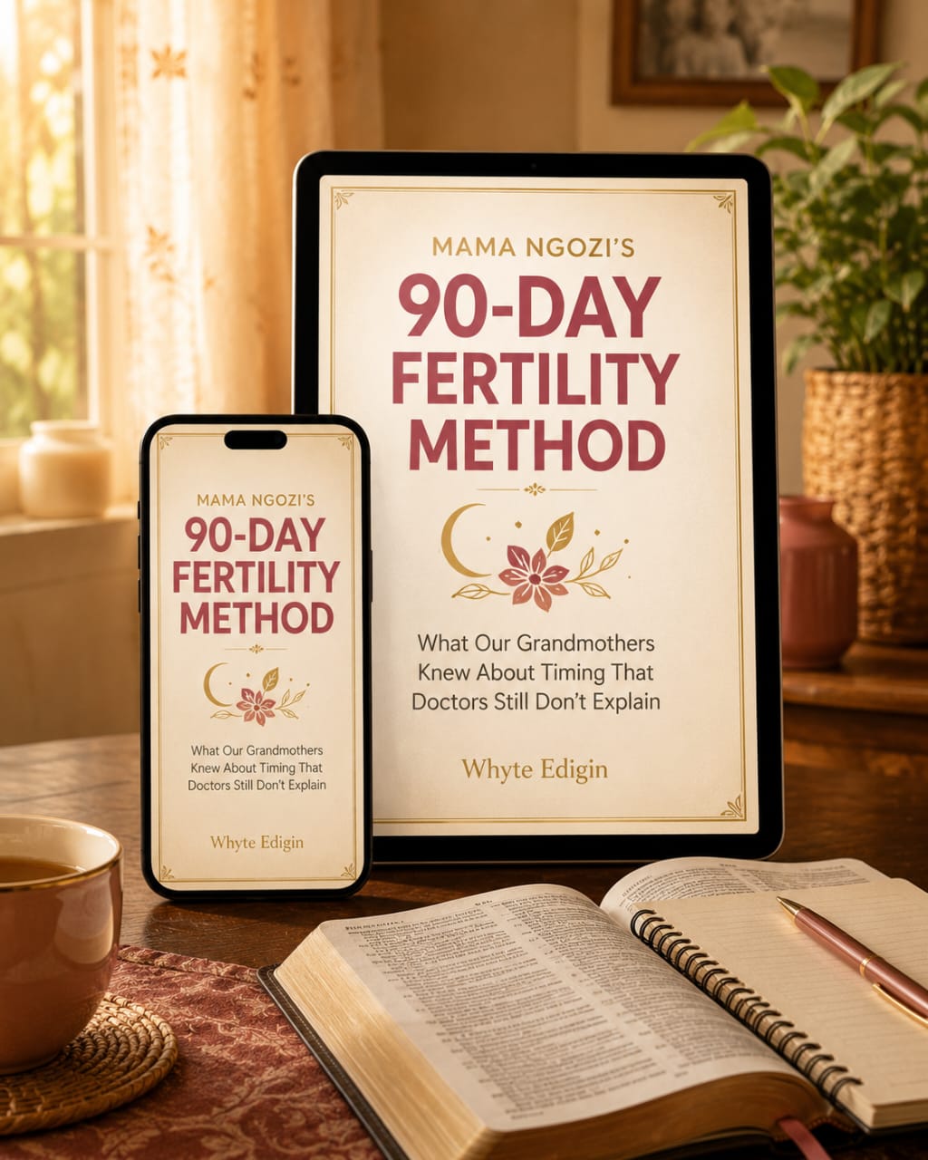Mama Ngozi's 90-Day Fertility Method guide cover